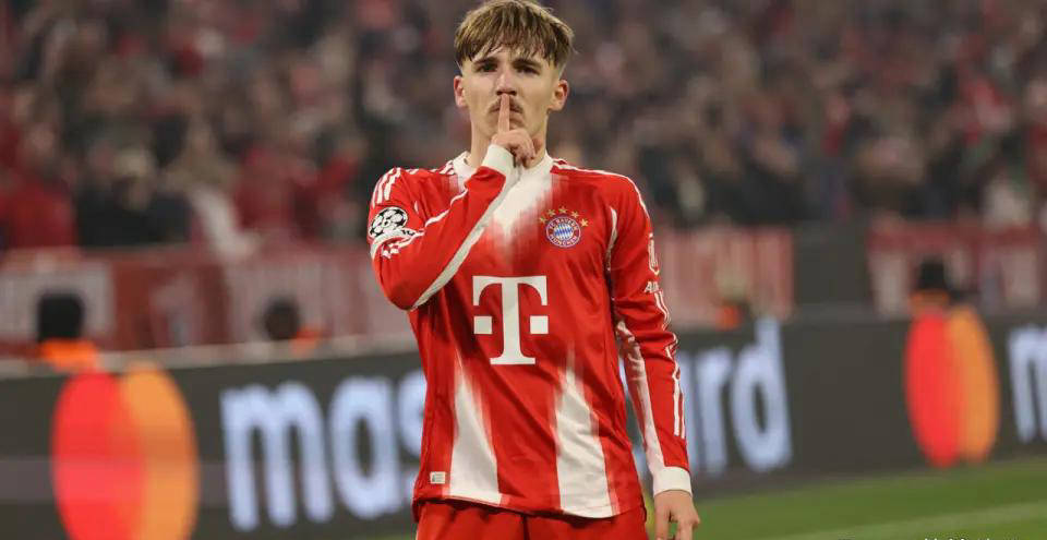 拜仁新星崛起！17岁欧冠三连击打破姆巴佩纪录，3个月身价飙升13倍